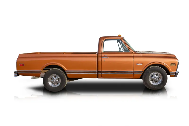 An incredible side shot photo of aGMC C1500 Pickup that you should buy.