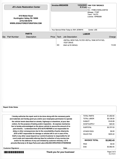 Service record 22 of 28