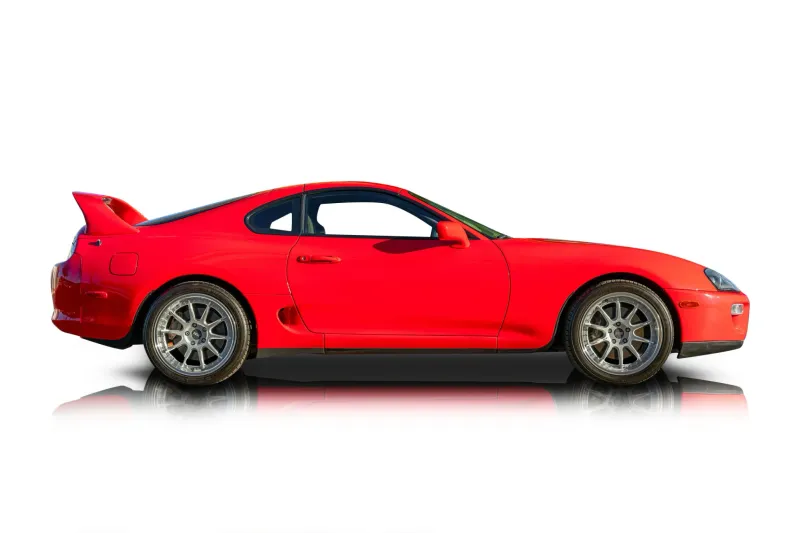 An incredible side shot photo of aToyota Supra that you should buy.