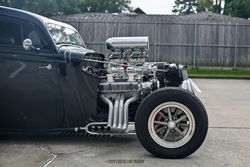 1933 Ford Model 40 3-Window Coupe Hot Rod Supercharged for sale