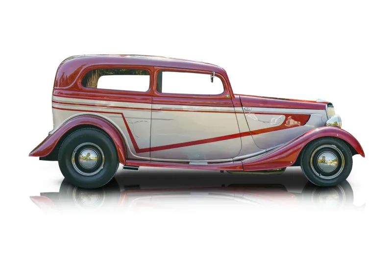 An incredible side shot photo of aFord Model 40 that you should buy.