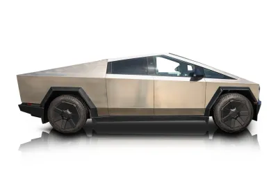 Passenger side photo of 2024 Tesla Cybertruck