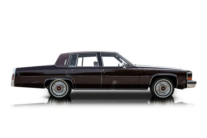 An incredible side shot photo of aCadillac DeVille that you should buy.