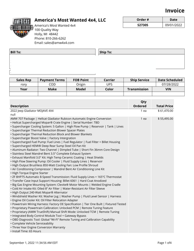 Service record 1 of 5