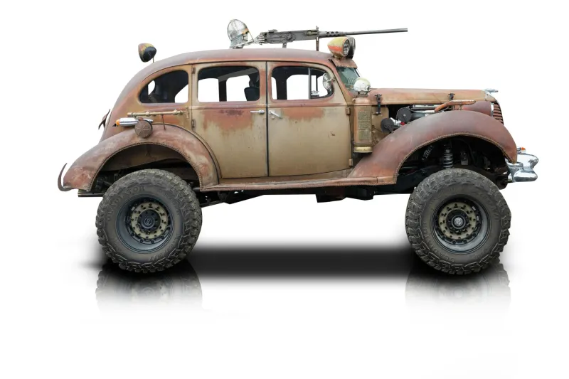 An incredible side shot photo of aHudson Terraplane that you should buy.