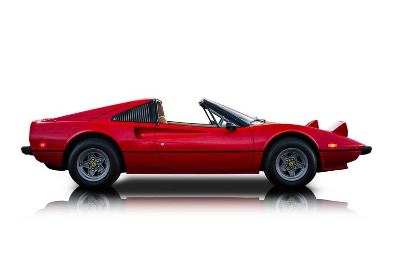 An incredible side shot photo of aFerrari 308 GTS that you should buy.