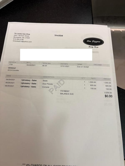 Service record 1 of 5