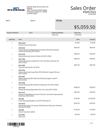 Service record 1 of 8
