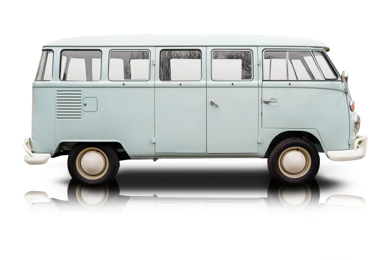 An incredible side shot photo of aVolkswagen Type 2 that you should buy.