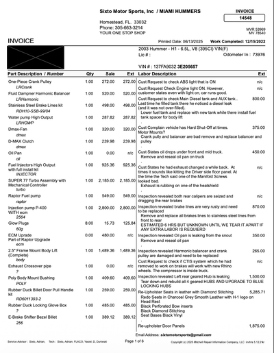 Service record 2 of 7