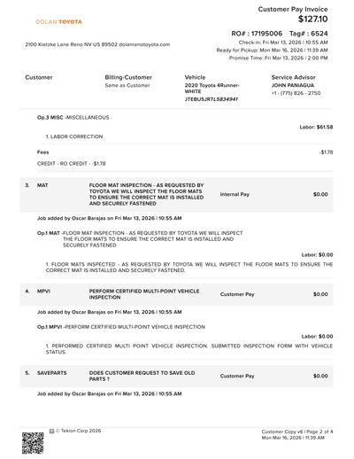 Service record 17 of 32
