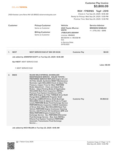 Service record 21 of 32