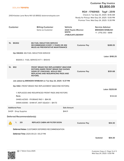 Service record 31 of 32