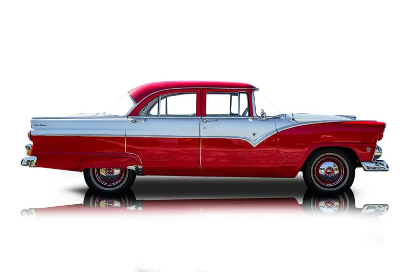 An incredible side shot photo of aFord Fairlane that you should buy.
