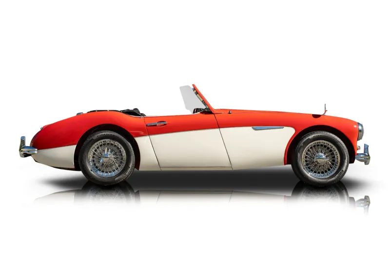 An incredible side shot photo of aAustin Healey 3000 that you should buy.