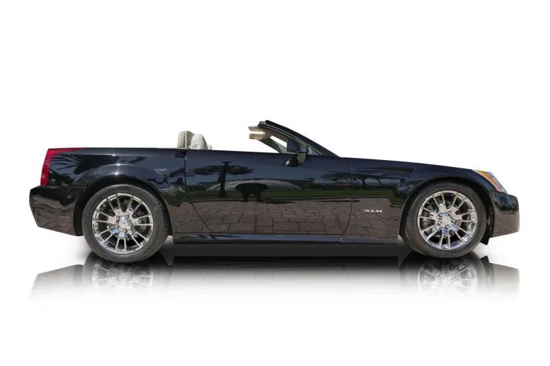 An incredible side shot photo of aCadillac XLR that you should buy.
