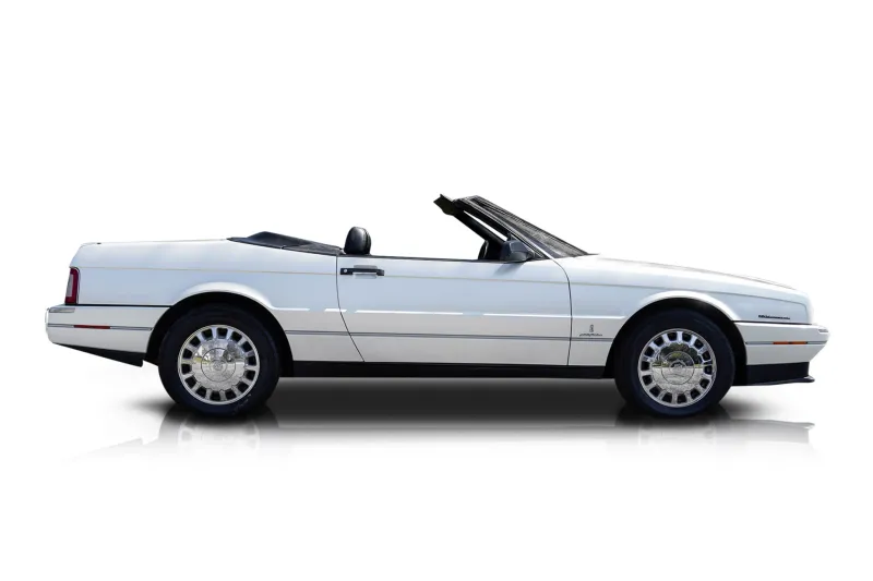 An incredible side shot photo of aCadillac Allante that you should buy.