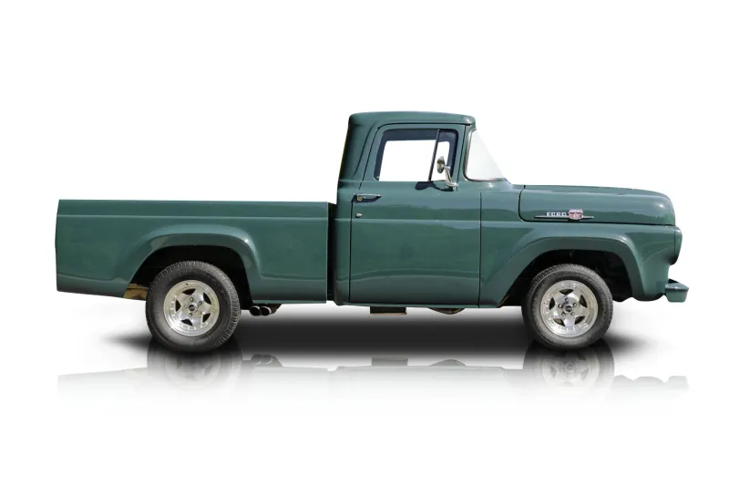 An incredible side shot photo of aFord F-100 that you should buy.