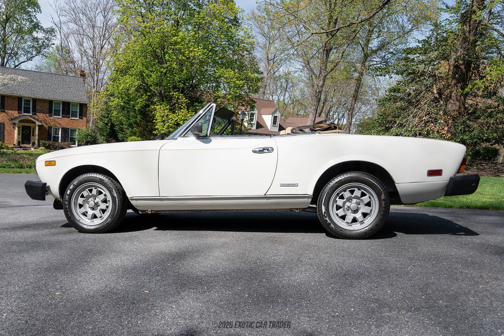 1983 Fiat 124 Spider Pininfarina Azzurra