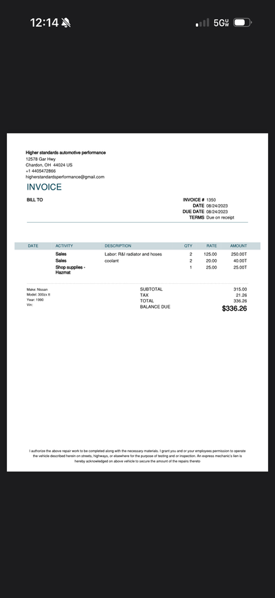Service record 5 of 5
