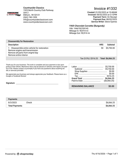 Service record 3 of 32