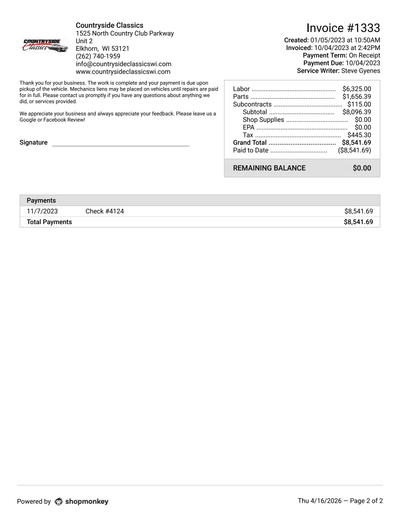 Service record 5 of 32