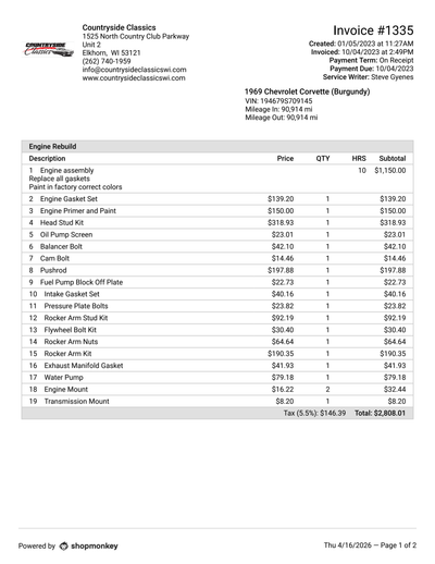 Service record 6 of 32