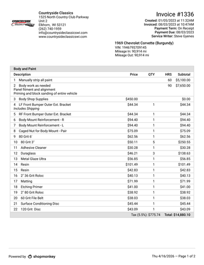 Service record 8 of 32