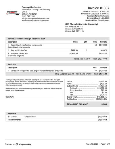 Service record 10 of 32