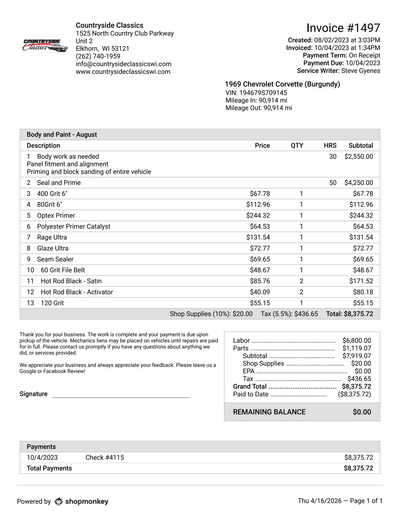 Service record 11 of 32
