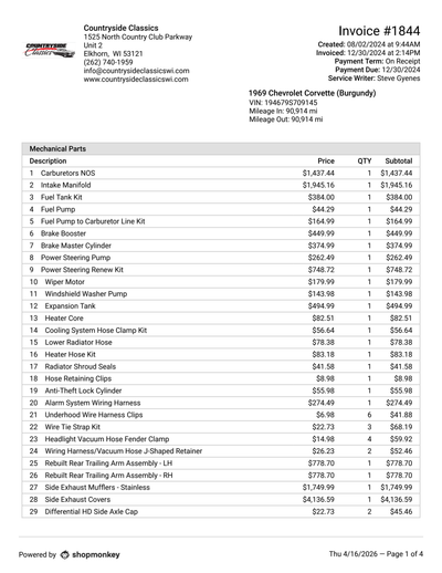 Service record 14 of 32