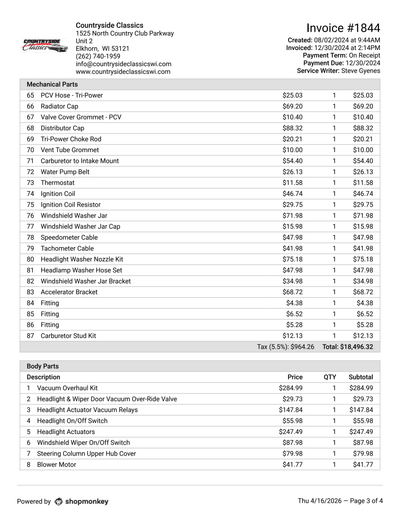 Service record 16 of 32