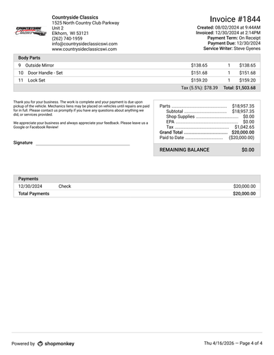 Service record 17 of 32