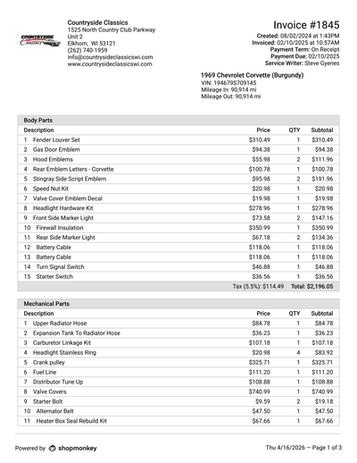 Service record 18 of 32