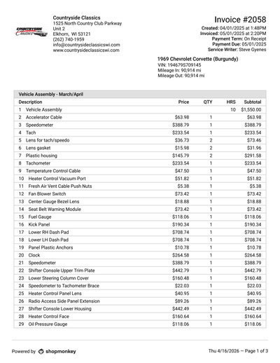 Service record 23 of 32
