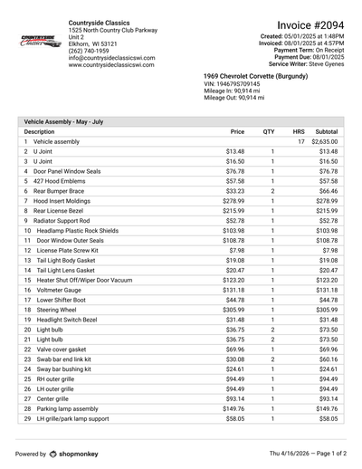 Service record 26 of 32