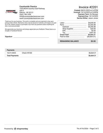 Service record 29 of 32