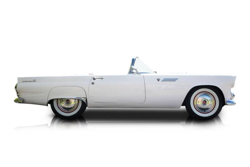 An incredible side shot photo of aFord Thunderbird that you should buy.