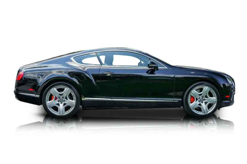 An incredible side shot photo of aBentley Continental that you should buy.