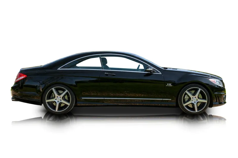 An incredible side shot photo of aMercedes-Benz CL65 AMG that you should buy.