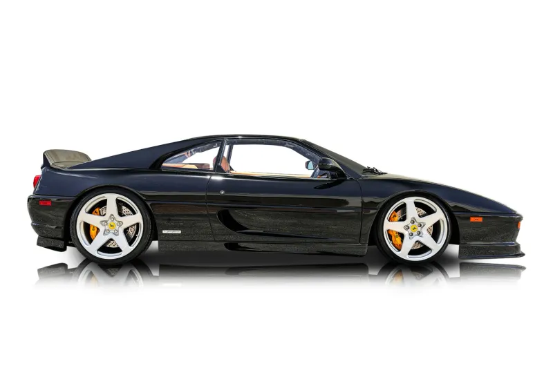 An incredible side shot photo of aFerrari F355 Berlinetta that you should buy.
