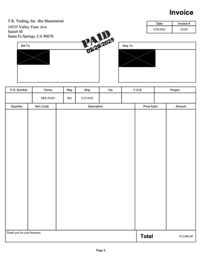 Service record 3 of 5