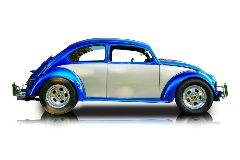 An incredible side shot photo of aVolkswagen Beetle that you should buy.