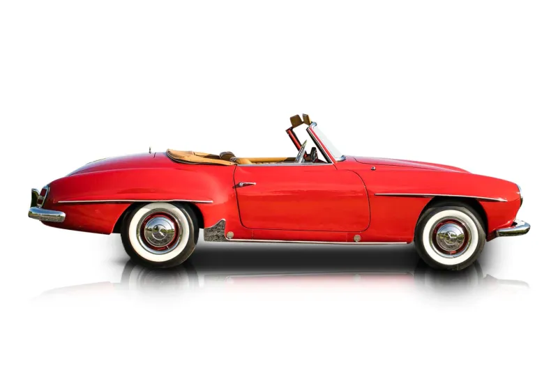 An incredible side shot photo of aMercedes-Benz 190SL that you should buy.