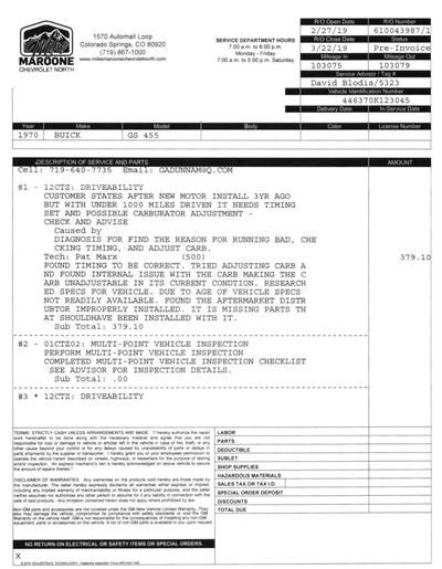 Service record 13 of 21