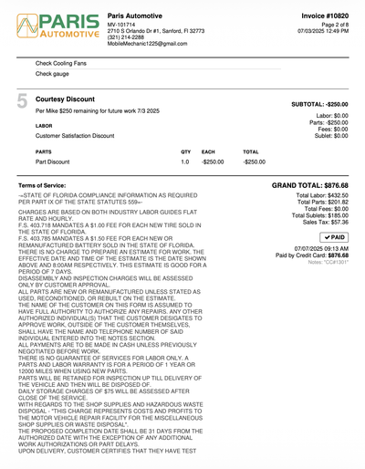 Service record 2 of 18