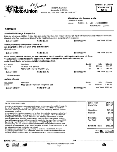 Service record 6 of 26