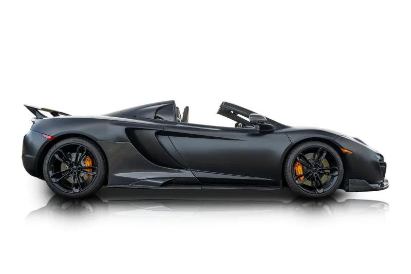 An incredible side shot photo of aMcLaren MP4-12C that you should buy.