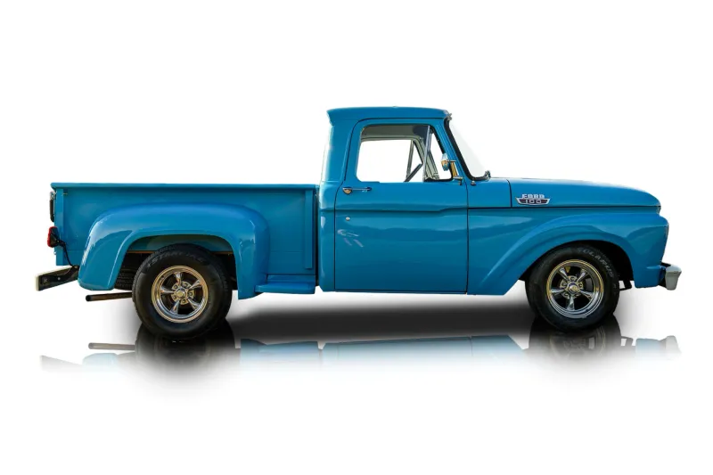 An incredible side shot photo of aFord F-100 that you should buy.