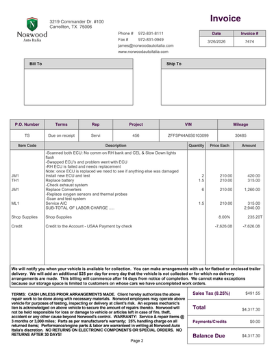 Service record 7 of 9